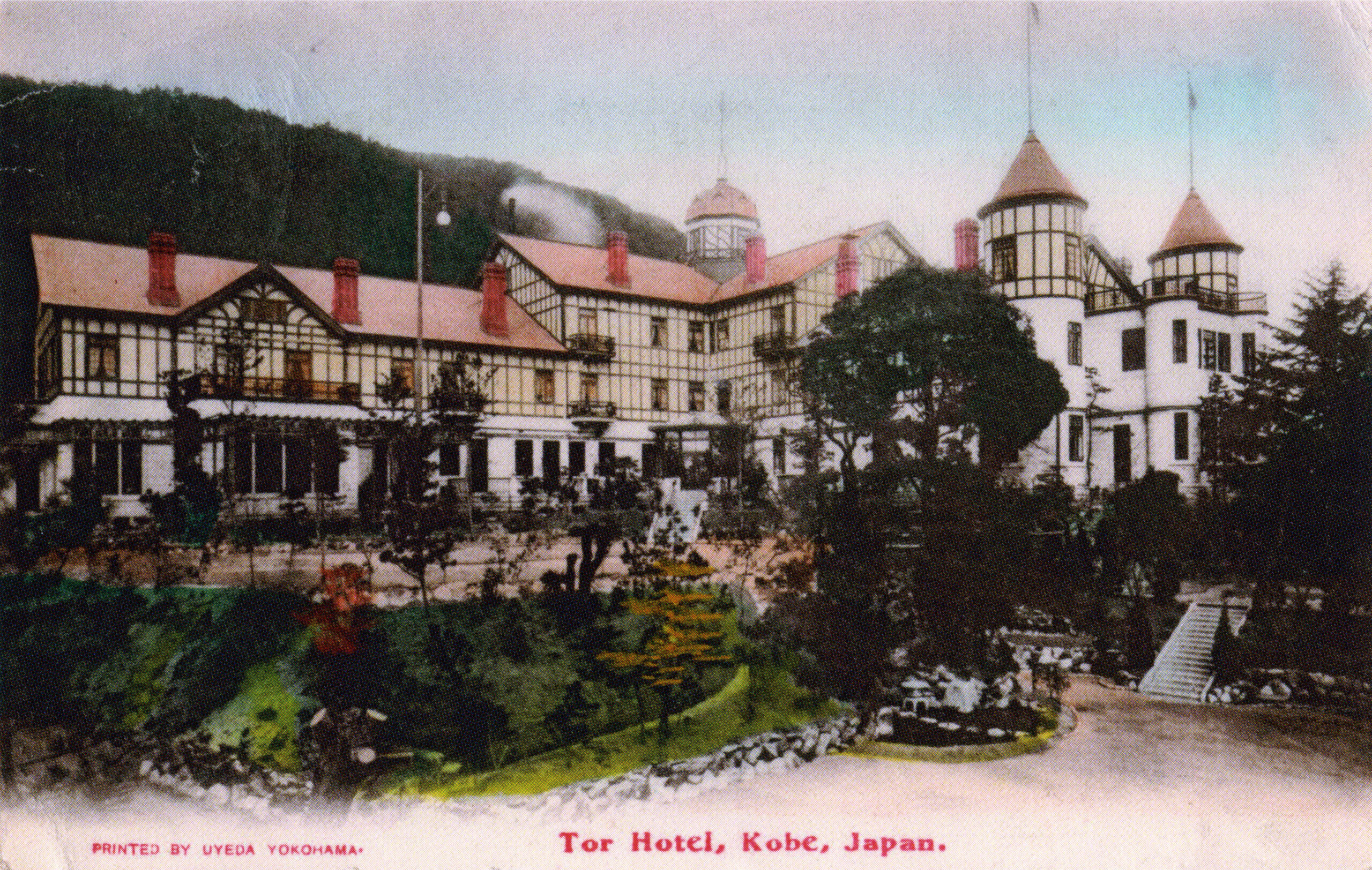 图7：1908年刚建成的托尔酒店，由德国资本投资兴建。（图片来自日文Wiki)